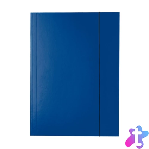 Gumis mappa A4, karton 15mm, Esselte Economy sötétkék