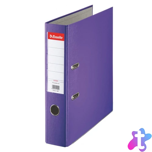 Iratrendező A4, 7,5cm, PP élvédő sínnel, Esselte Standard Vivida lila
