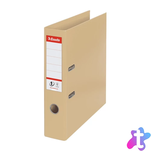 Iratrendező A4, 7,5cm, PP élvédő sínnel, Esselte Standard Vivida homok