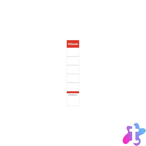 Cserecímke iratrendezőhöz, kétoldalas 30x158mm, Esselte fehér 10 db/csom