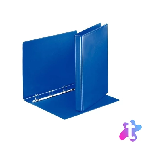 Gyűrűskönyv panorámás A4, 3,5cm, 4 gyűrű, D alakú, PP Esselte kék