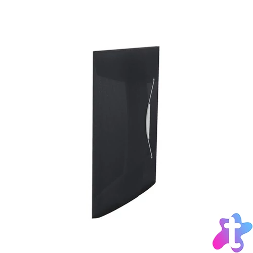 Gumis mappa A4, 15mm, PP Esselte Vivida fekete