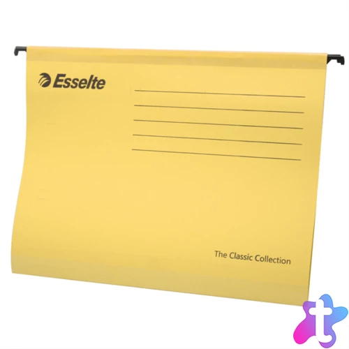 Függőmappa A4, karton Esselte Classic 90314, sárga