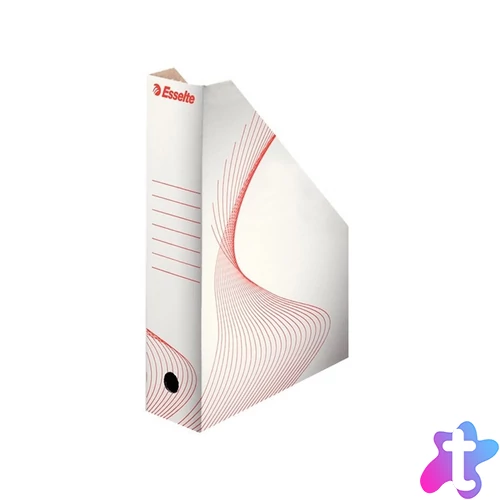 Iratpapucs 8cm, karton, összehajtható Esselte BOXY fehér