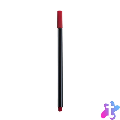 Rostirón, tűfilc vízbázisú, 0,4mm, hatszögletű, piros