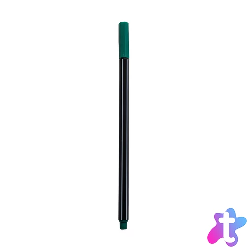 Rostirón, tűfilc vízbázisú, 0,4mm, hatszögletű, zöld