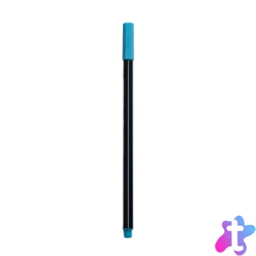 Rostirón, tűfilc vízbázisú, 0,4mm, hatszögletű, világoskék