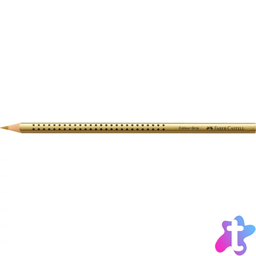 Színes ceruza háromszögletű GRIP Faber-Castell metál arany