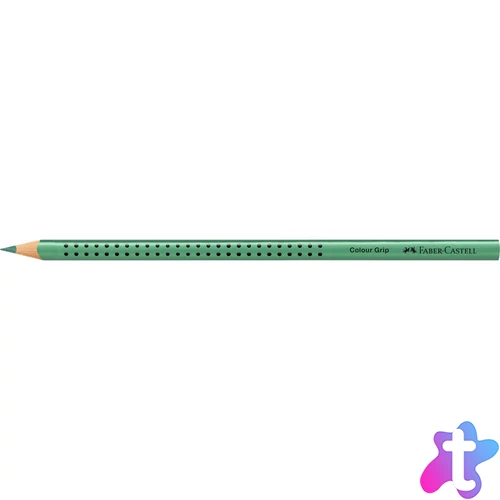 Színes ceruza háromszögletű GRIP Faber-Castell metál zöld