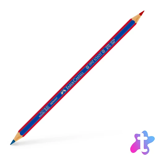 Postairón hatszögletű vékony JANUS Faber-Castell piros-kék