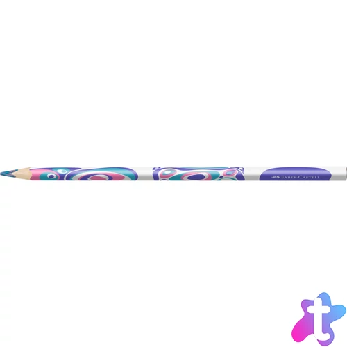 Varázsceruza háromszögletű Faber-Castell pasztell írásszínek türkiz, rózsaszín, lila