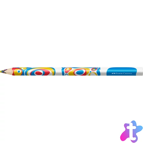 Varázsceruza háromszögletű Jumbo Faber-Castell alap színek piros, kék, sárga