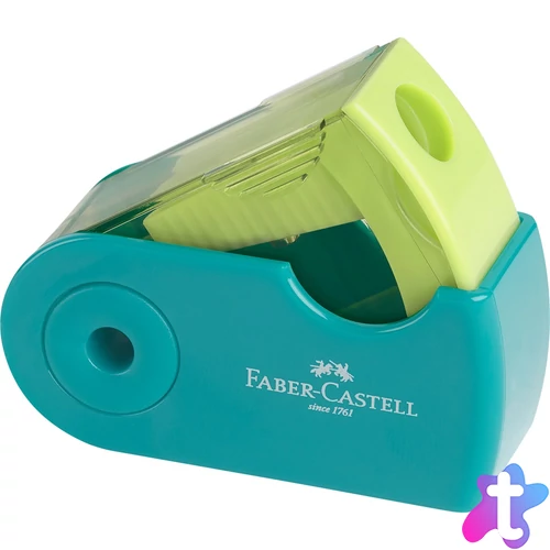 Hegyező mini tartályos SLEEVE trendi színben Faber-Castell rózsaszín/narancs,türkiz/világoszöld,kék/világoskék