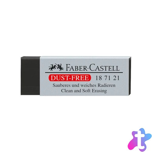 Radír 20-as forgácsmentes Faber-Castell fekete