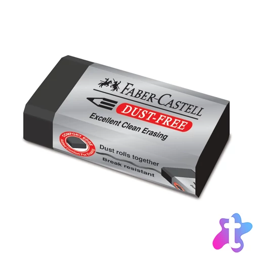 Radír forgácsmentes Faber-Castell fekete