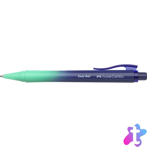 Golyóstoll DAILY BALL XB Faber-Castell színátmenetes türkiz-kék test