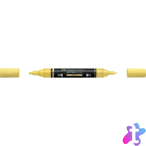 Akril marker kétvégű MULTIMARK 102 Faber-Castell vanília 