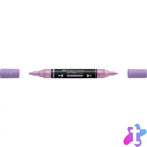 Akril marker kétvégű MULTIMARK 239 Faber-Castell lila 