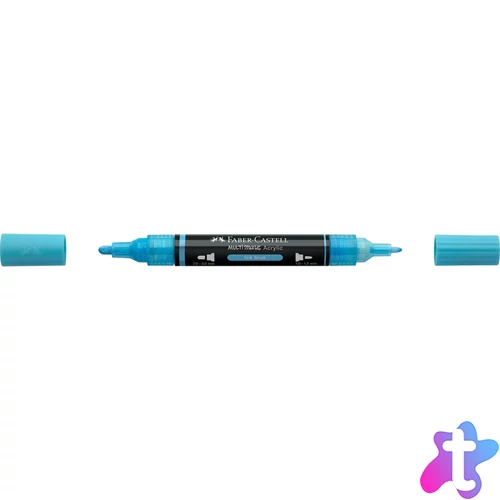 Akril marker kétvégű MULTIMARK 148 Faber-Castell jégkék 