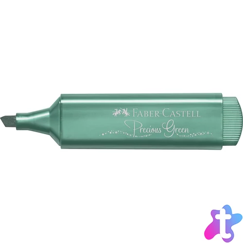 Szövegkiemelő 1-5mm vágott hegyű Faber-Castell 46 metál zöld 