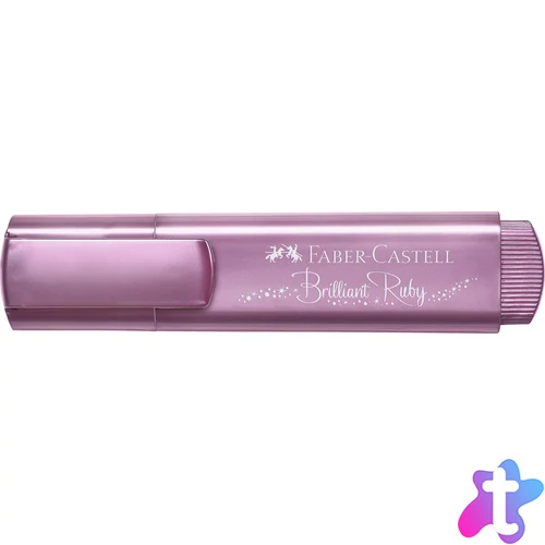 Szövegkiemelő 1-5mm vágott hegyű Faber-Castell 46 metál rubin 