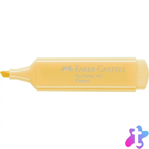 Szövegkiemelő 1-5mm vágott hegyű Faber-Castell 46 pasztell vanília 