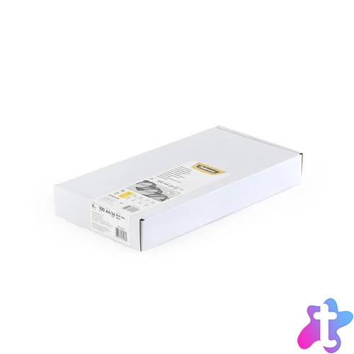 Fém spirál 3:1, 6mm, 21-35lap, Fellowes® 100 db/doboz, fekete