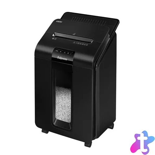 Iratmegsemmisítő, 90lap, minikonfetti vágás 4x10mm, Fellowes® AutoMax 100M