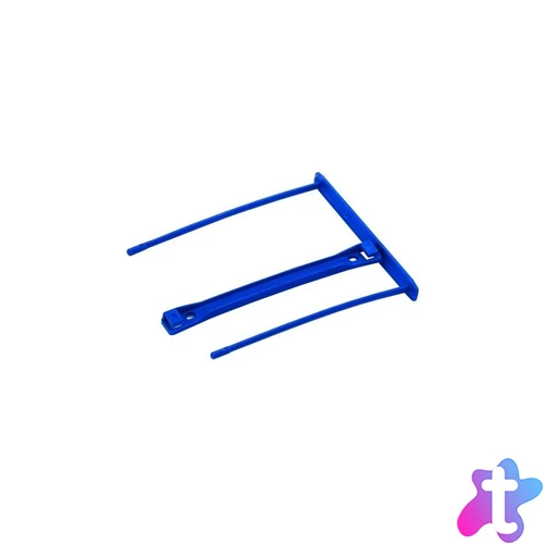 Lefűzőklip, műanyag, 100mm, Fellowes® Bankers Box Pro, 50 db/csomag, kék