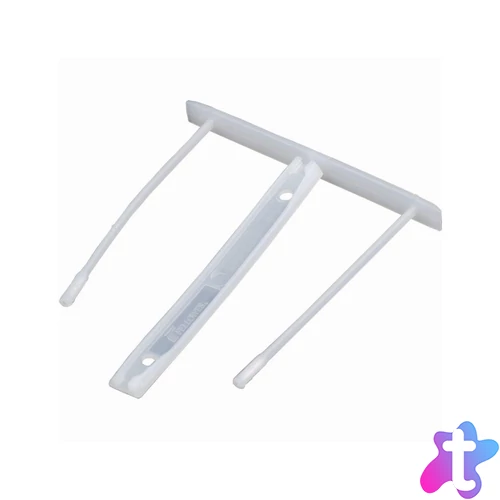 Lefűzőklip, műanyag, 85mm, Fellowes® Bankers Box, 100 db/csomag, fehér