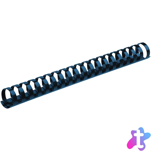 Spirál, műanyag, 10mm, 41-55lap, 100 db/doboz, Fellowes® kék