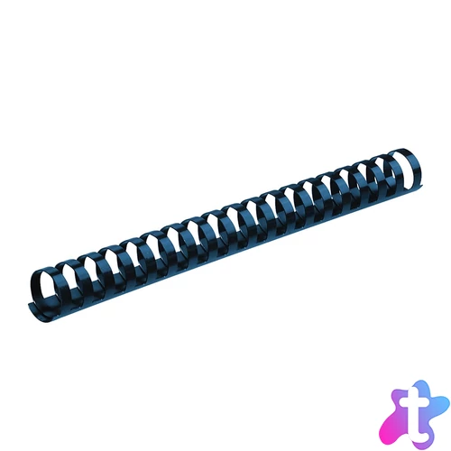 Spirál, műanyag, 8mm, 21-40lap, 100 db/doboz, Fellowes® kék