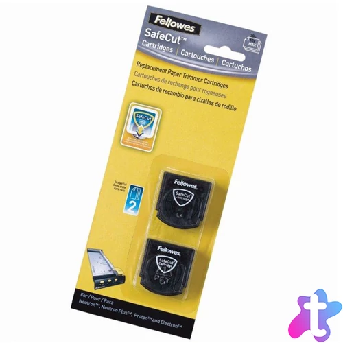 Vágókés görgős vágógépekhez, egyenes vágás, Fellowes® 2 db/csomag,
