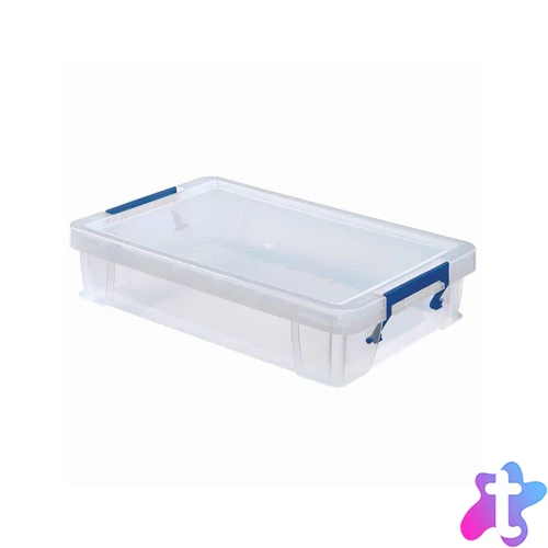 Tároló doboz, műanyag 5,5 liter, Fellowes® ProStore átlátszó