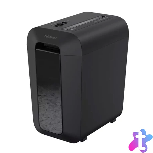 Iratmegsemmisítő, 10lap, konfetti vágás 4x40mm, Fellowes® Powershred LX65