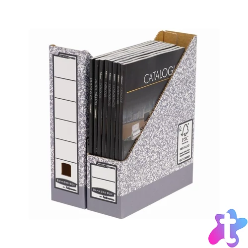 Iratpapucs 8cm, karton, Bankers Box® System by Fellowes®
