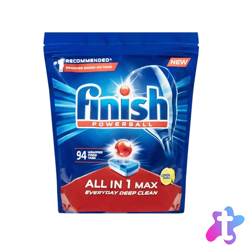 Mosogatógép tabletta 80 db/doboz Finish Power All in Max Lemon