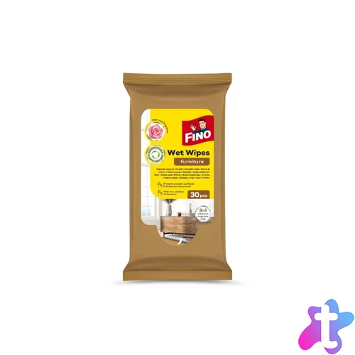 Bútortisztító nedves törlőkendő 30 db/csomag Fino
