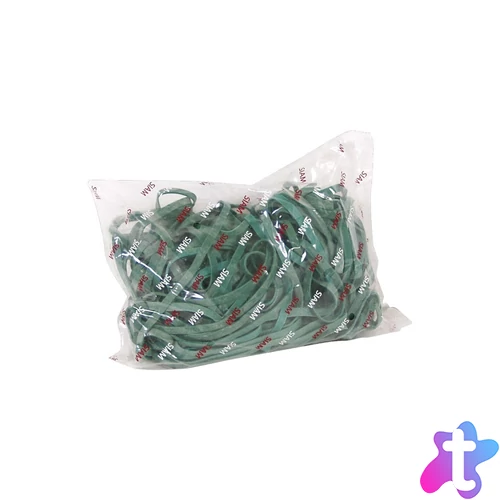Gumigyűrű 150mmx8mm, széles 1kg/csomag, zöld