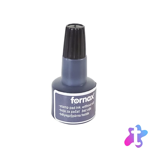 Bélyegzőfesték 30 ml, Fornax fekete