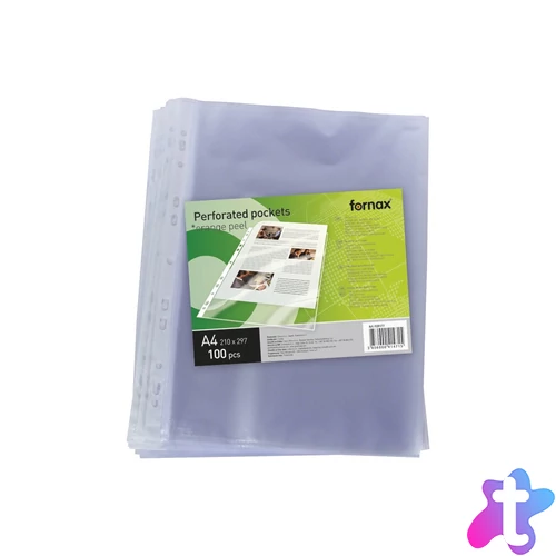 Genotherm lefűzhető, A4, 40 micron narancsos Fornax 100 db/csom