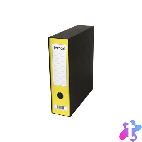 Tokos iratrendező A4, 8cm, Fornax Prestige sárga