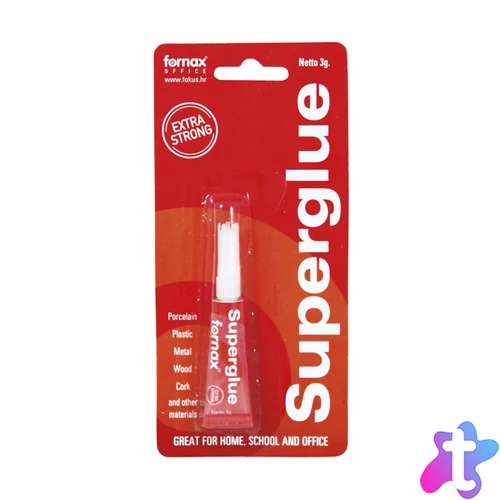 Pillanatragasztó 3g Fornax Superglue bliszteres