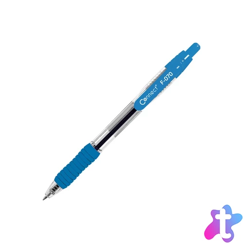 Golyóstoll Fornax F-70 grip, világos kék design, írásszín kék