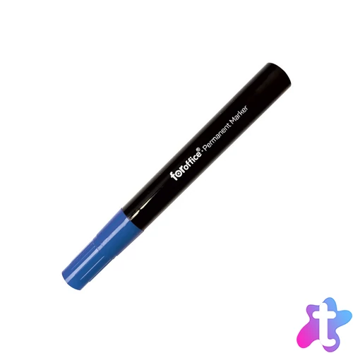 Alkoholos marker 1,5-3mm, kerek hegyű, Foroffice, kék