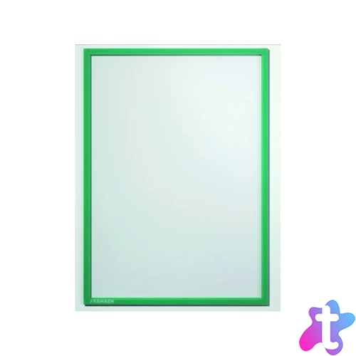 Infókeret A3, mágneses ITSA3M 02 Franken zöld