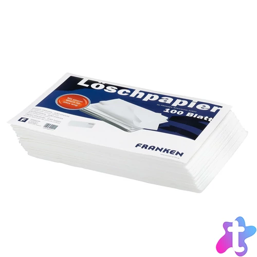 Mágneses táblatörlőhöz utántöltő betét 100 db/csom Z1925 Franken