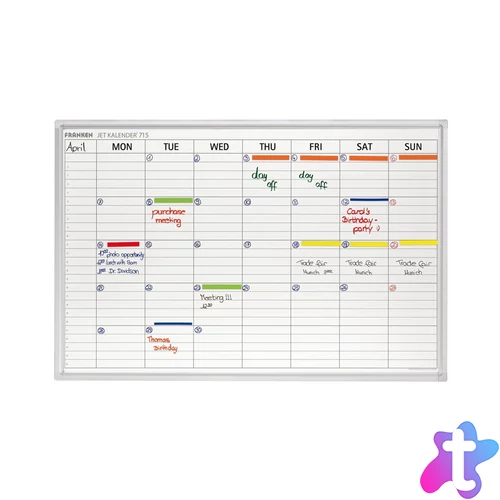 Heti tervező tábla 60x90cm, JK715  JK715 Franken