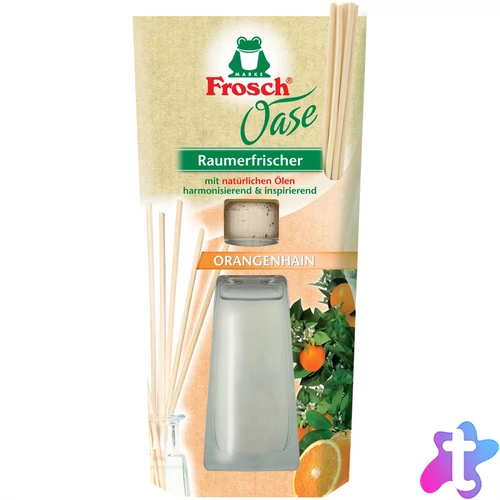 Légfrissítő 90 ml pálcikás Frosch Oase narancs