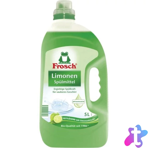 Mosogatószer 5 liter kézi Frosch Zöld citrom